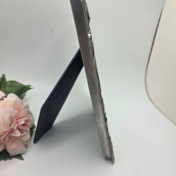 Vintage Seagull Pewter Wedding Doves Floral Design Photo Frame 5x7 - Picture 6 of 15